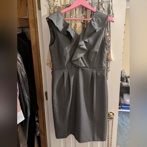 Elegant Gray Sleeveless Dress